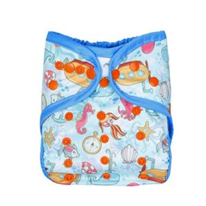 One Size Fit All Baby Reusable Waterproof Diaper Nappy Cover Double Gussets