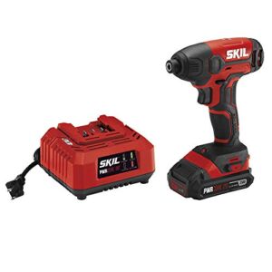SKIL 20V 1/4 Inch Hex Cordless Impact Driver, Includes 2.0Ah PWRCore 20 Lithium Battery and Charger – ID572702