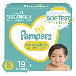 Pampers Swaddlers Active Baby Diapers Size 5 19 Count