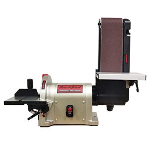 BUCKTOOL BD4801 Bench Belt Sander 4 in. x 36 in Belt and 8 in. Disc Sander with 3/4HP Direct-drive Motor