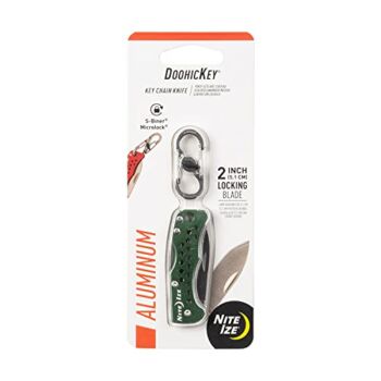 Nite Ize DoohicKey Keychain Knife, Folding Pocket Knife for Keychain, Green | The Storepaperoomates Retail Market - Fast Affordable Shopping