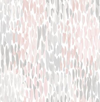 NuWallpaper NU2920 Blush Make It Rain Peel & Stick Wallpaper, Pink | The Storepaperoomates Retail Market - Fast Affordable Shopping