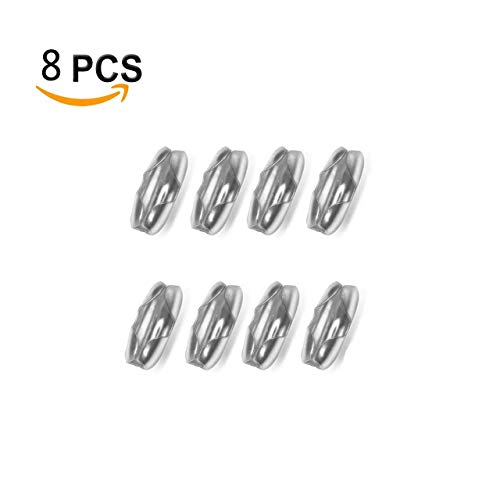 Beaded Pull Chain Extension,Each Chain Length 39 Inch (1 Meter) with Two Additional Matching Connectors,3.2 mm Diameter Beaded,Silvery,4 pack | The Storepaperoomates Retail Market - Fast Affordable Shopping