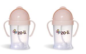 ZoLi BOT 2 Pack Sippy Cup (Blush Blush)