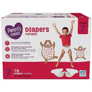 Parent’s Choice Diapers (Size 7, Count 78, Pack of 1)