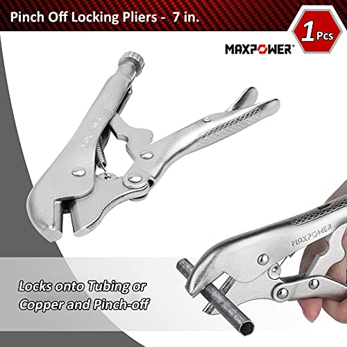 MAXPOWER 15-pieces Locking Pliers with C-clamps Set, Long Nose Pliers, Pinch Off Pliers, Sheet Metal Clamp, U Shaped Pliers with Tool Bag for Storage | The Storepaperoomates Retail Market - Fast Affordable Shopping