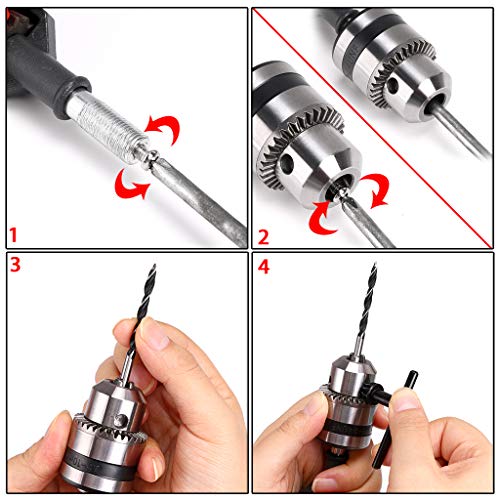 Skelang Hand Drill 3/8-Inch Capacity Powerful and Speedy Manual Hand Drill With Finely Cast Steel Double Pinions Design, 3 Jaw Chucks and ABS Anti Slip Handle | The Storepaperoomates Retail Market - Fast Affordable Shopping