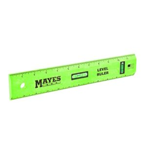 ayes 10742 12″ Poly Level Rule – Color May Vary