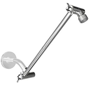 Coeur Designs 16-Inch Extra Long Shower Extension Arm. Solid Brass. Height/Angle Adjustable With a Unique Locking Gear for a Perfect Position Every time. Holds All Showerhead Sizes!!