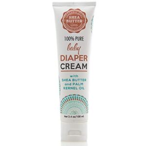 Organic SCA Baby Diaper Rash Cream – 100% Natural Nappy Rash Cream for Sensitive Skin with Zinc and Vitamin E – 3.4 oz 100 ml