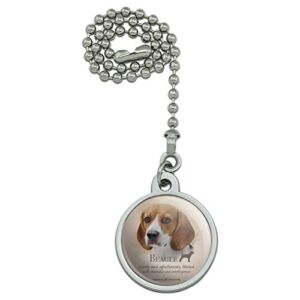 GRAPHICS & MORE Beagle Dog Breed Ceiling Fan and Light Pull Chain