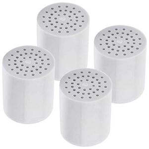 4 Pack 15 Stage Shower Filter Replacement Cartridge, Shower Filter for Hard Water, Universally Compatible with Any Similar Design, Shower Water Softener with High Output