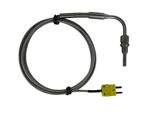 Exposed Tip Exhaust Gas Temperature Sensors (EGT) Thermocouple K Type Probe with 90° Bend Probe, 1/8” NPT Compression Fittings & 3.3 ft Lead | The Storepaperoomates Retail Market - Fast Affordable Shopping