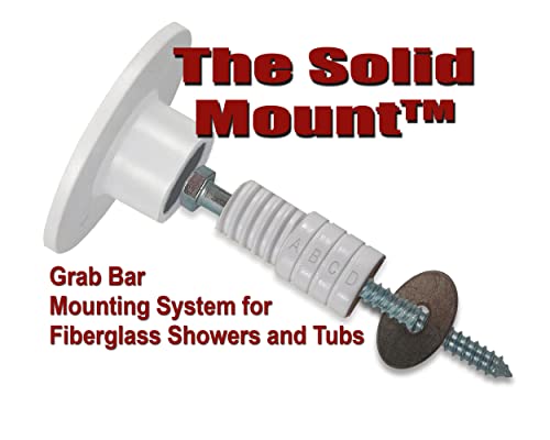 The Solid Mount™, Grab Bar Mounting System Designed and Patented for Installing Grab Bars into Fiberglass Showers and Tub Enclosures ~ Install in Approx. 1 Hour | The Storepaperoomates Retail Market - Fast Affordable Shopping