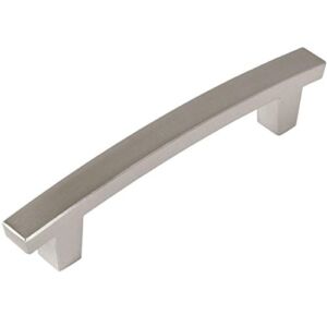 10 Pack – Cosmas 5237SN Satin Nickel Contemporary Cabinet Hardware Handle Pull – 3-3/4″ Inch (96mm) Hole Centers