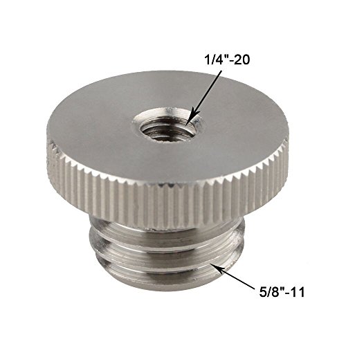 CAMVATE 1/4″-20 to 5/8″-11 Threaded Screw Adapter for Tripod Laser Level Bosch Adapter(Stainless Steel 304) – 1627 | The Storepaperoomates Retail Market - Fast Affordable Shopping