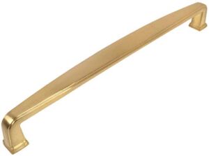 10 Pack – Cosmas 4392-192BB Brushed Brass Modern Cabinet Hardware Handle Pull – 7-1/2″ Inch (192mm) Hole Centers