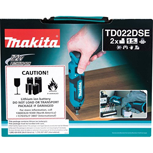Makita TD022DSE 7.2V Lithium-Ion Cordless 1/4″ Hex Impact Driver Kit | The Storepaperoomates Retail Market - Fast Affordable Shopping