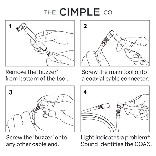 Coaxial (Coax) Pocket Continuity Tester (Tracer) with Voltage Toner (Sound) and Barrel Connector Bundle, for Testing, Labeling, and Identifying coaxial Lines – Pocket Toner | The Storepaperoomates Retail Market - Fast Affordable Shopping