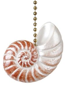 Clementine Design Nautilus Shell Fan Pull