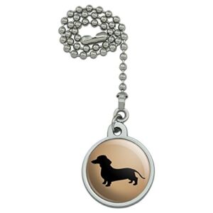 GRAPHICS & MORE Dachshund Wiener Dog Ceiling Fan and Light Pull Chain