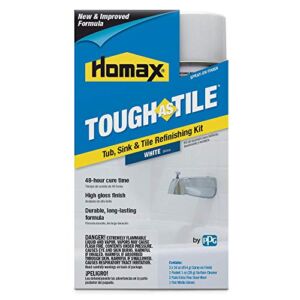 Homax 41072031530 Tough As Tile Tub, Sink, and Tile Refinishing Kit, Aerosol, White, 32 oz