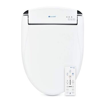 Brondell Swash SE600 Bidet Toilet Seat, Fits Elongated Toilets, White – High Quality Bidet – Oscillating Stainless-Steel Nozzle, Warm Air Dryer, Ambient Nightlight | The Storepaperoomates Retail Market - Fast Affordable Shopping
