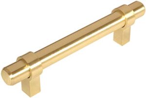 10 Pack – Cosmas 161-96BB Brushed Brass Cabinet Bar Handle Pull – 3-3/4″ Inch (96mm) Hole Centers