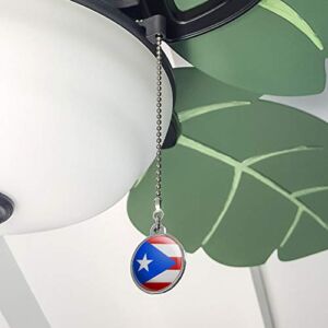 GRAPHICS & MORE Puerto Rico Country Flag Ceiling Fan and Light Pull Chain