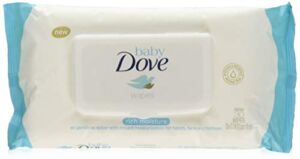 Dove Baby Wipes Rich Moisture 30 Count (2 Pack)