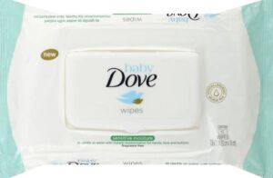 Dove Baby Wipes Sensitive Moisture 30 Count (2 Pack)