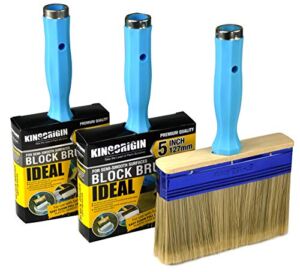 3 Pack (4,5,6inch) Heavy Duty Professional Stain Brush,Paint Brush,Paint Brushes,Double Thick 1.2 inch,Fence Brush,Paint Brush for Walls,Painters Paint Brush