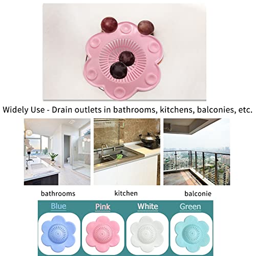 Wild Tribe Bathtub and Shower Drain Protectors with Suction Cups Easiest Hair Catchers Soft Silicone 4 flower | The Storepaperoomates Retail Market - Fast Affordable Shopping