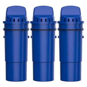 Waterdrop CRF-950Z NSF Certified Pitcher Water Filter, Compatible with Pur® Pitchers and Dispensers PPT700W, CR-1100C and PPF951K Water Filter, Pack of 3