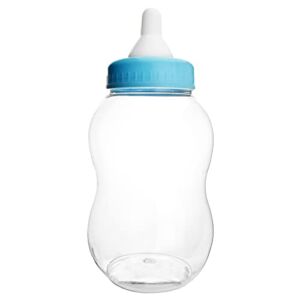 Homeford Jumbo Plastic Baby Milk Bottle Coin Bank, 15-Inch – Light Blue