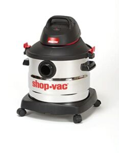 Shop-Vac 5989400 8 gallon 6.0 Peak HP Stainless Wet Dry Vacuum, Black