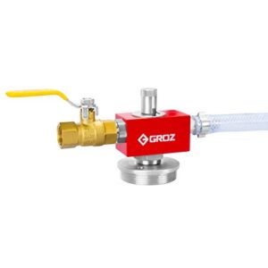 Groz Coolant Mixer | Lightweight Aluminum Body | Capacity of 290 Gallons per Hour | 0 to 11% Mixing Ratio | Water-Powered Automatic Mixing | for Professional Mixing of Metalworking Fluids (61100)