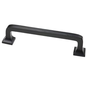 Iron Valley – 6″ C2C Square Contemporary Cabinet Handle Pull – Solid Cast Iron (5 Pack)
