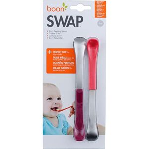 Boon Swap Baby Utensils – Pink/Purple