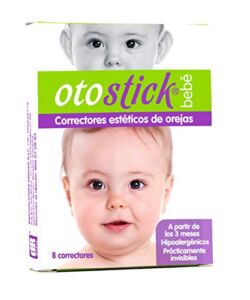 Otostick Baby, Aesthetic Correctors for Prominent Ears, Contains 8 Correctors and 1 Cap, 3+ Months