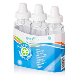 Evenflo Classic Twist Pack of 3 8-Ounce Glass Bottles