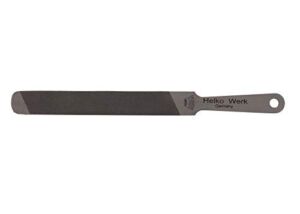 1844 Helko Werk Germany Dual Sided Axe Sharpening File – Axe Sharpener Metal File single-cut and cross-cut hand file (Compact File #22101)