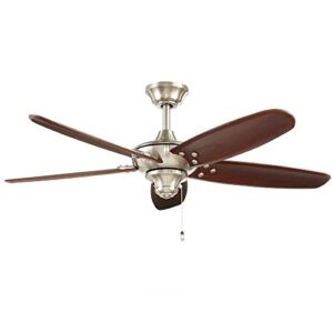 Home Decorators Collection Altura 48 in. Indoor/Outdoor Brushed Nickel Ceiling Fan