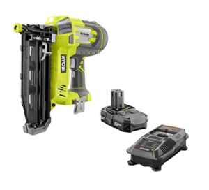 Ryobi 18V One+ Airstrike 16-Gauge 3/4″-2-1/2″ Cordless Finish Nailer P325 – Battery & Charger Included