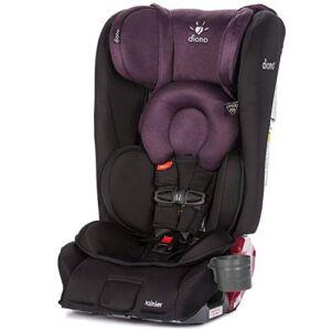 Diono Rainier All-in-One Convertible Car Seat, from Birth to 120 Pounds, Black Plum (Discontinued)