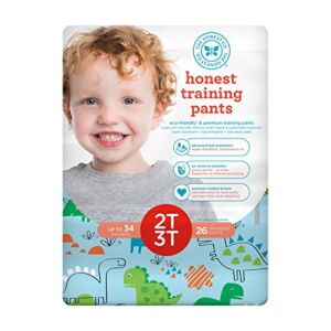 The Honest Company Disposable Training Pants, Dinosaurs, 2T/3T, 26 ct