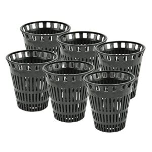 Danco 10739P Catcher Replacement Baskets for Stand-Alone Shower Trap | Hair Drain Clog Prevention, Pack of 6, Black, 6 Count