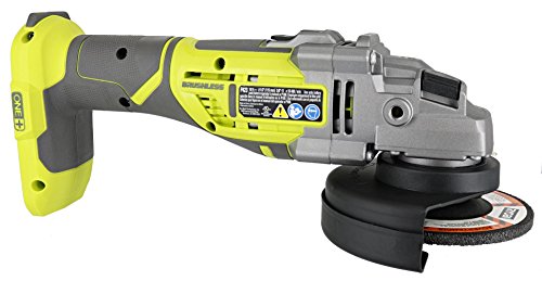 Ryobi P423 18V One+ Brushless 4-1/2″ 10,400 RPM Grinder and Metal Cutter w/ Adjustable 3-Position Side Handle and Onboard Spanner Wrench (Battery Not Included, Power Tool Only) | The Storepaperoomates Retail Market - Fast Affordable Shopping