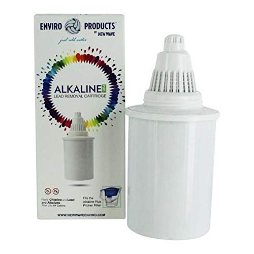 New Wave Enviro Products Alkaline Plus Replacement Cartridge Single Pitcher Filter, 1 Count (Pack of 1), White | The Storepaperoomates Retail Market - Fast Affordable Shopping