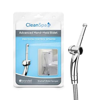 Brondell Hand Held Bidet Sprayer for Toilet CleanSpa Advanced Bidet Attachment with Precision Pressure Control Jet Spray – Ergonomic Handheld Bidet for Toilet – Toilet Water Sprayer and Hose Set | The Storepaperoomates Retail Market - Fast Affordable Shopping